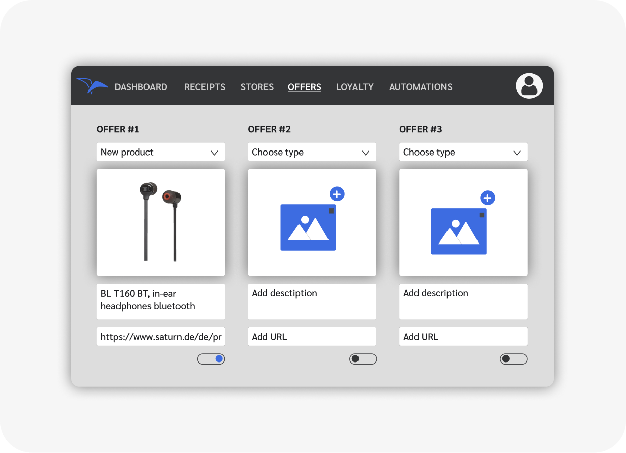 Offers merchant admin Offers merchant admin