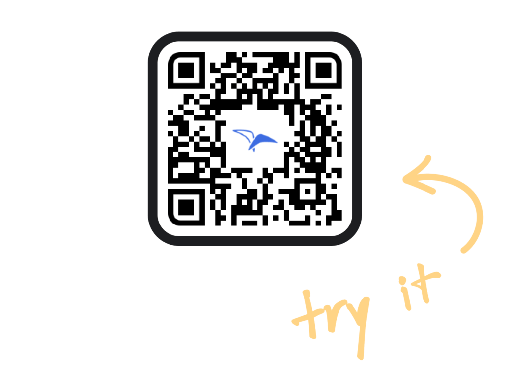 qr code for sample digital receipt