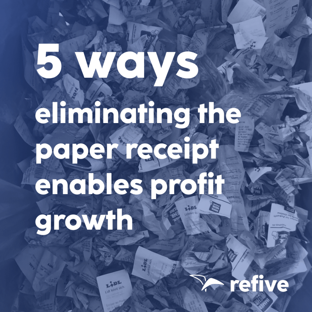 replace paper receipt with smart receipt