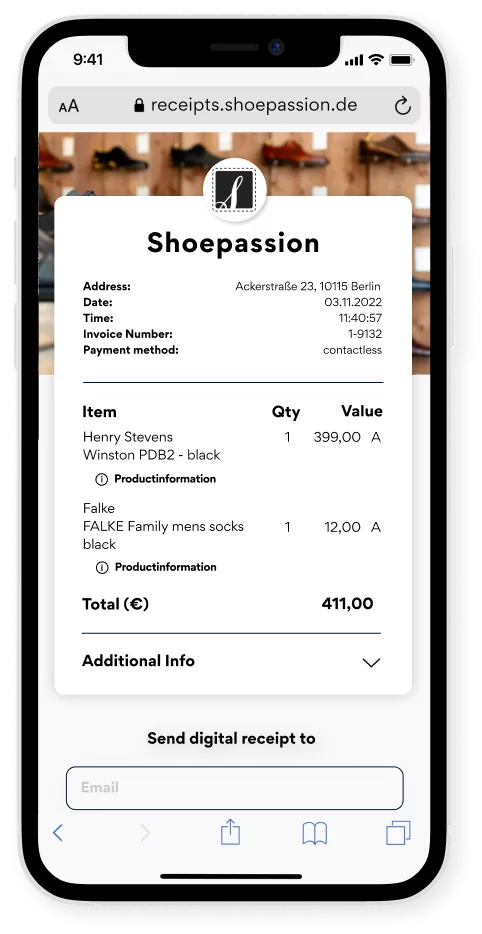 example of e receipt